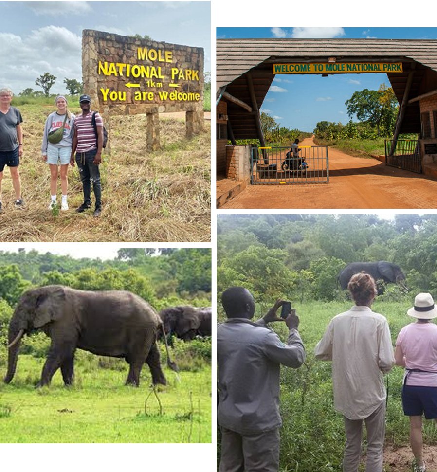 Scenic view of Ghana's cultural heritage