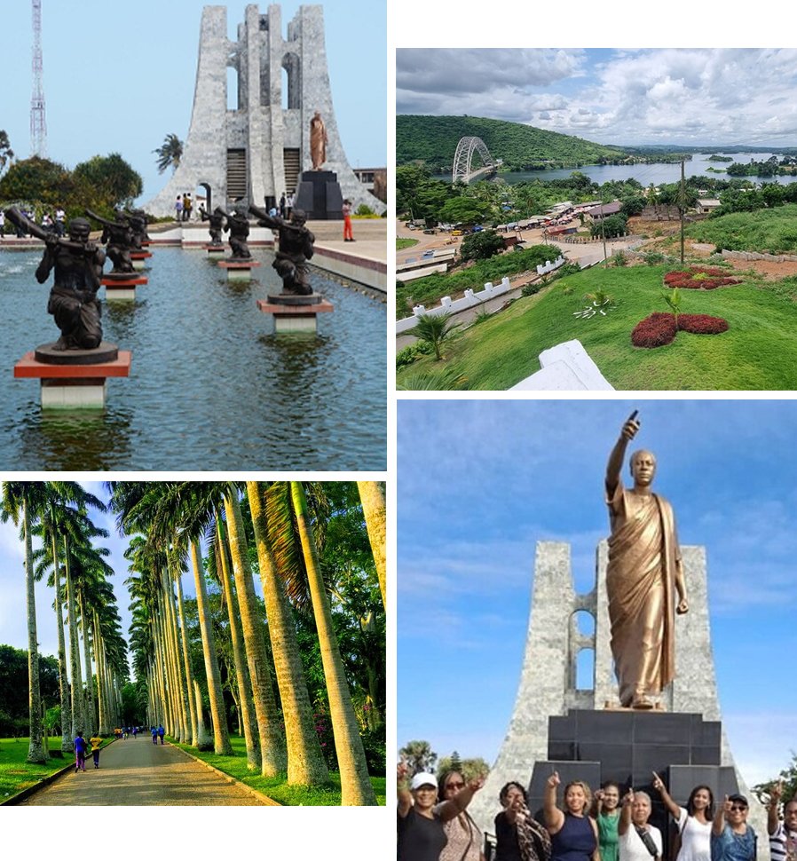 Scenic view of Ghana's cultural heritage