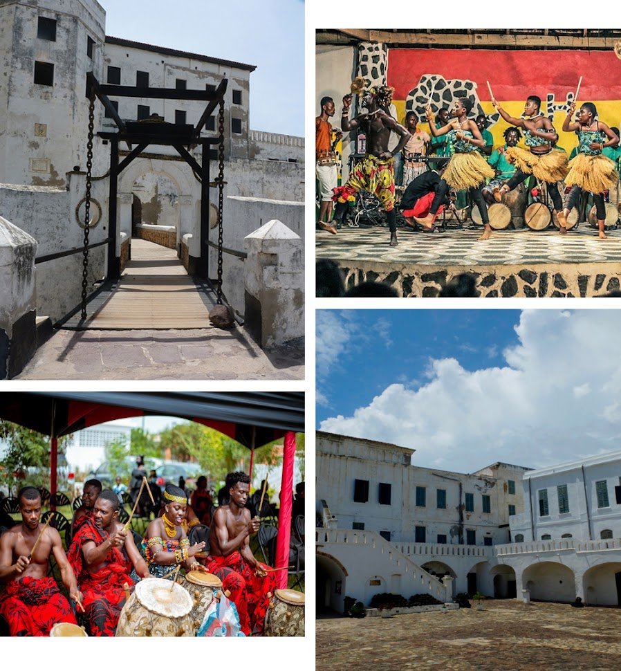 Scenic view of Ghana's cultural heritage